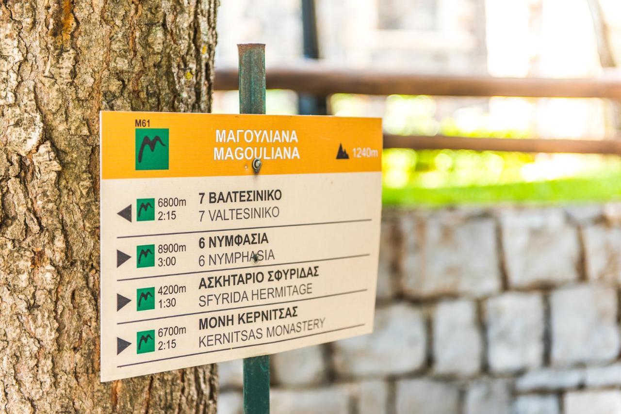 «Σκλάβας Χνάρι» Παραδοσιακός Ξενώνας Apartman Magouliana Kültér fotó